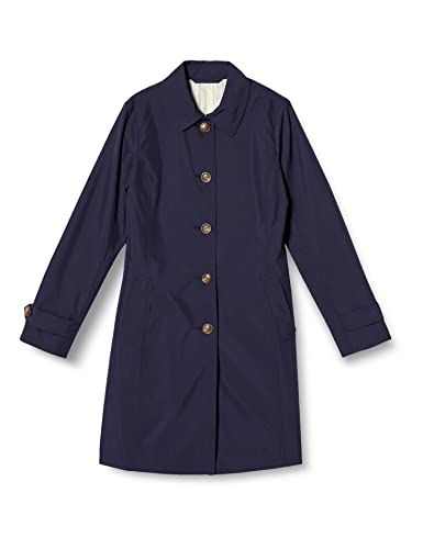 セシール ステン コート 花粉対策 撥水 UVカット 選べる2レングス AC-1676 レディース ネイビー 日本 S-85 日本サイズS相当