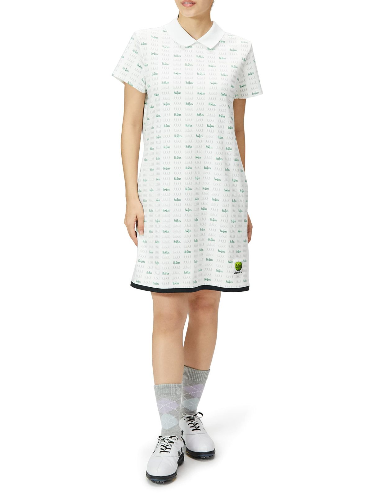 アドミラル ゴルフ テニスワンピース ＢＥＡＴＬＥＳ モノグラムロゴワンピース ADLA258 レディース ホワイト L
