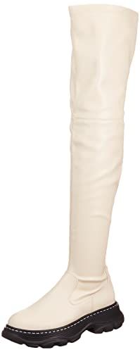 コエル ロングブーツ ニーハイブーツ アイボリー