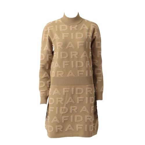 フィドラ ゴルフワンピース FD JQロゴニットワンピース レディース ベージュ