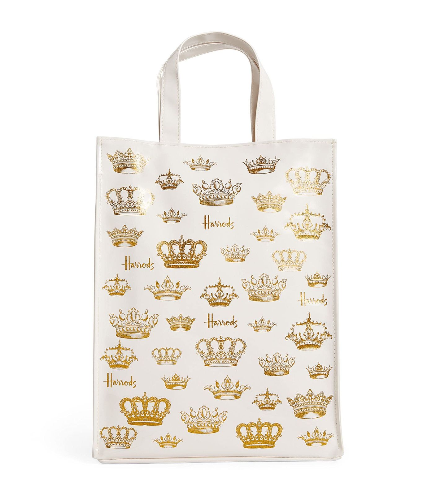 ハロッズ 英国 トートバッグ クラウン Crowns Shopper Bag M 並行輸入品