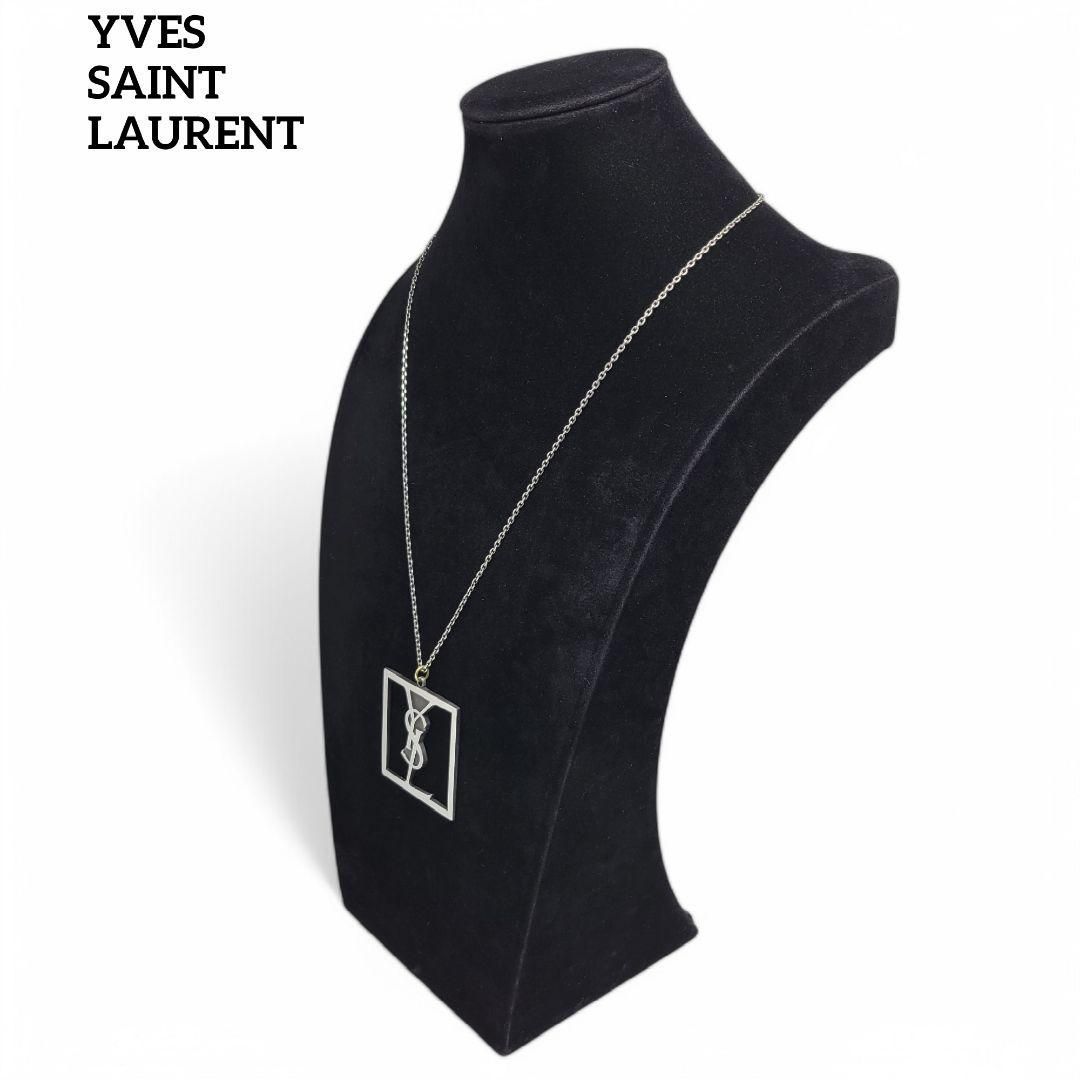 イヴ・サンローラン ネックレス カサンドラ シルバー BIGサイズ - メルカリ