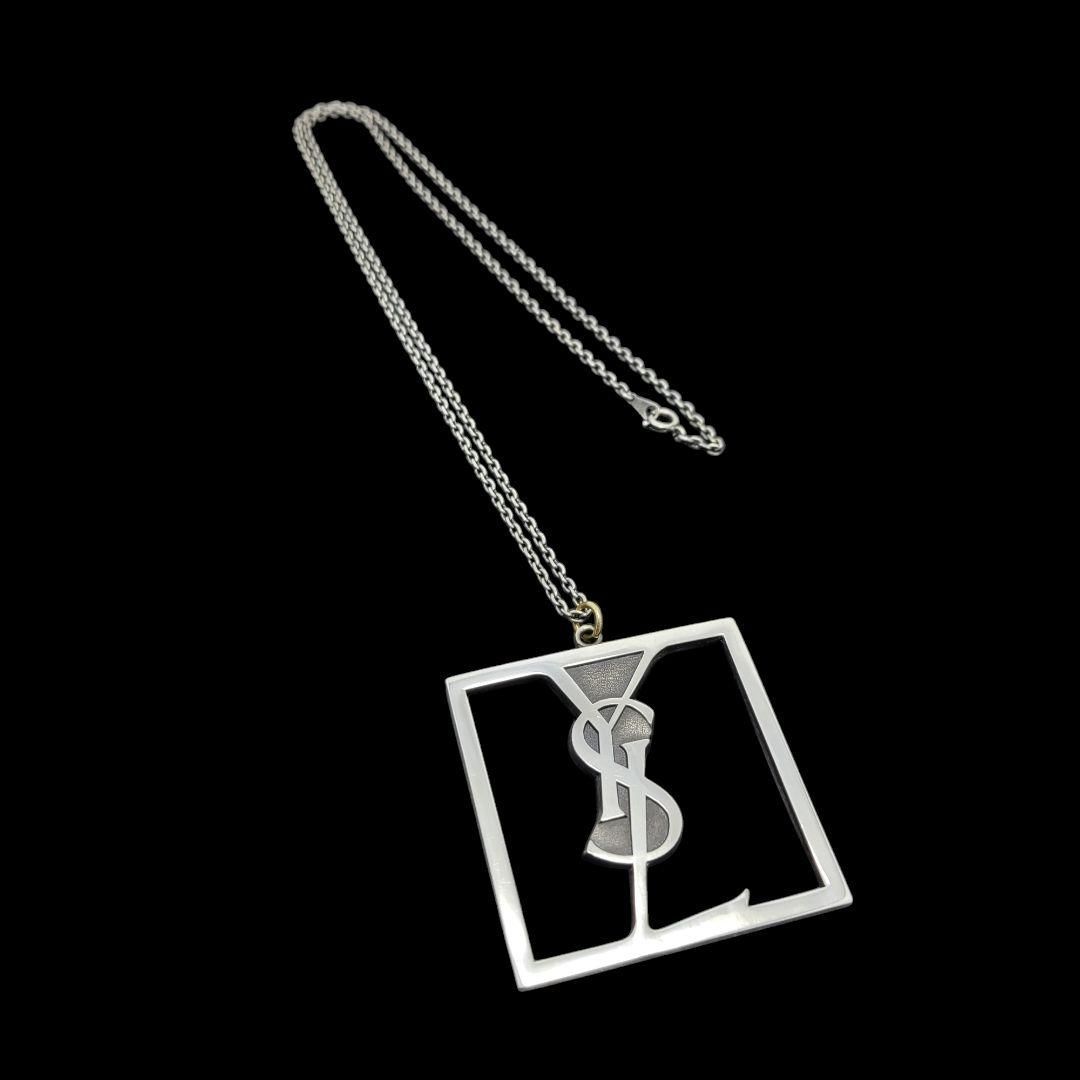 イヴ・サンローラン ネックレス カサンドラ シルバー BIGサイズ - メルカリ