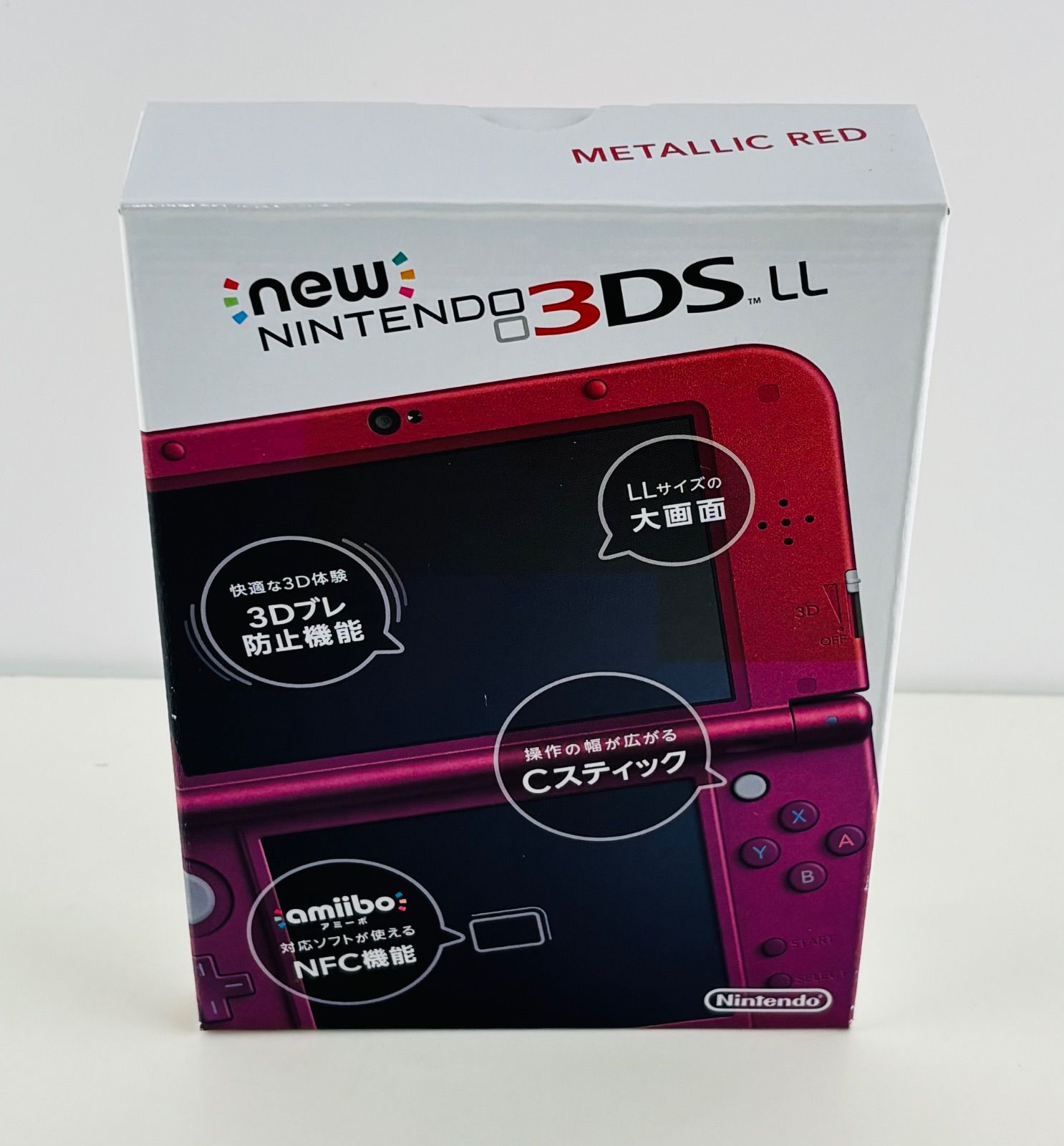 New Nintendo 3DS LL メタリックレッド 本体 ニンテンドー IPS液晶