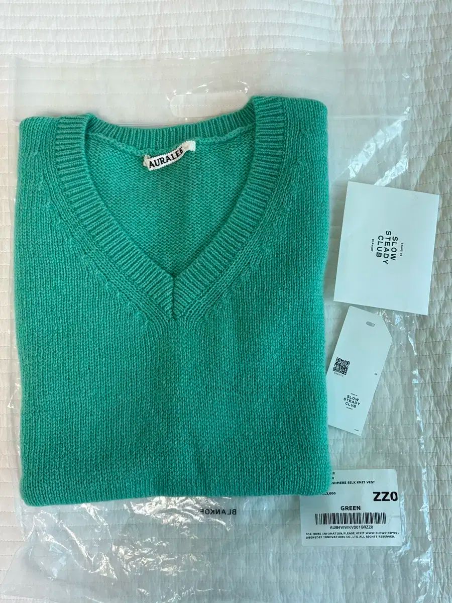 オーラリー シルク カシミア ニット ベスト