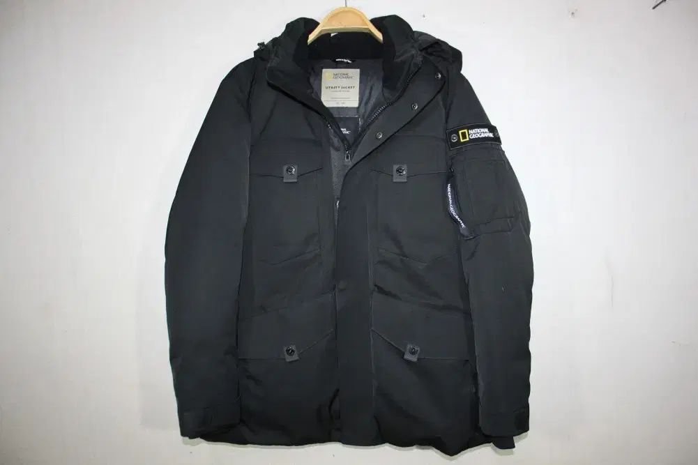 ナショナルジオグラフィック ブラック ユーティリティ ダウン ジャケット XXL