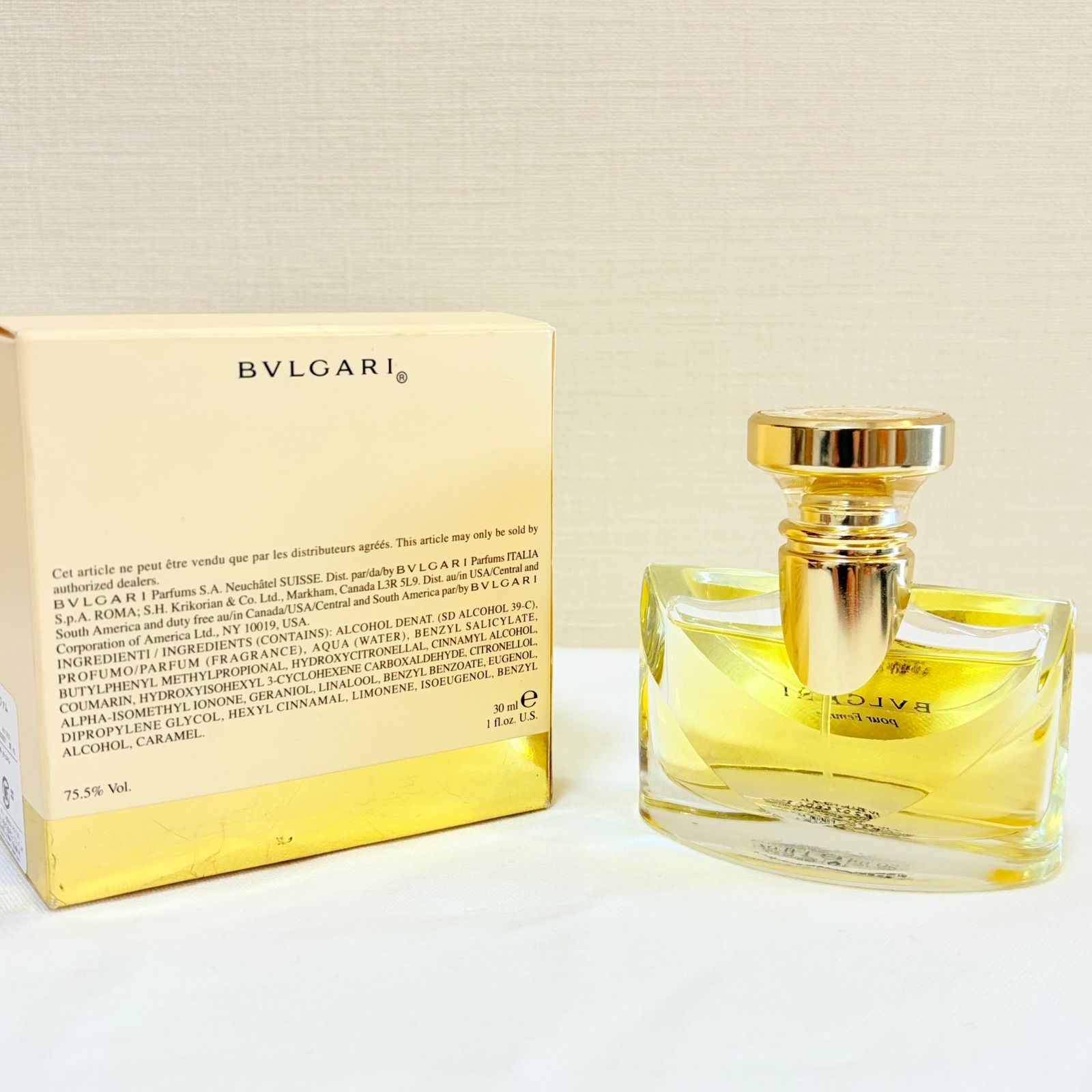 BVLGARI pour femme eau de parfum 30 ml ブルガリ プールファム オードパルファム 香水