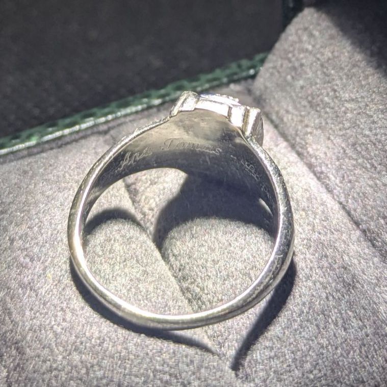 JOSTENS LTM シルバー USC カレッジリング 青 ブルー WWW_SHINETEETH_COM