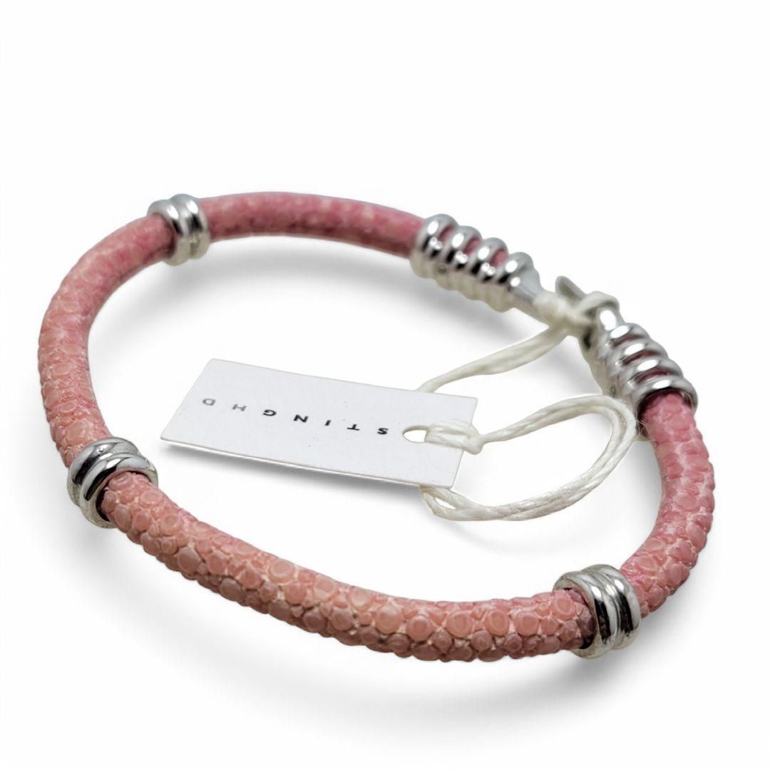 STING HD ブレスレット エイレザー 925 ピンク シルバー