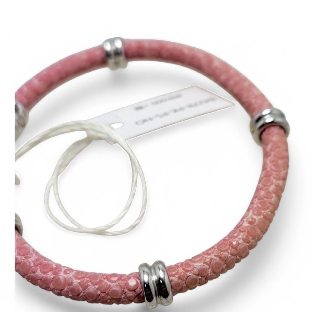 STING HD ブレスレット エイレザー 925 ピンク シルバー FORTGASGNV_COM_BR