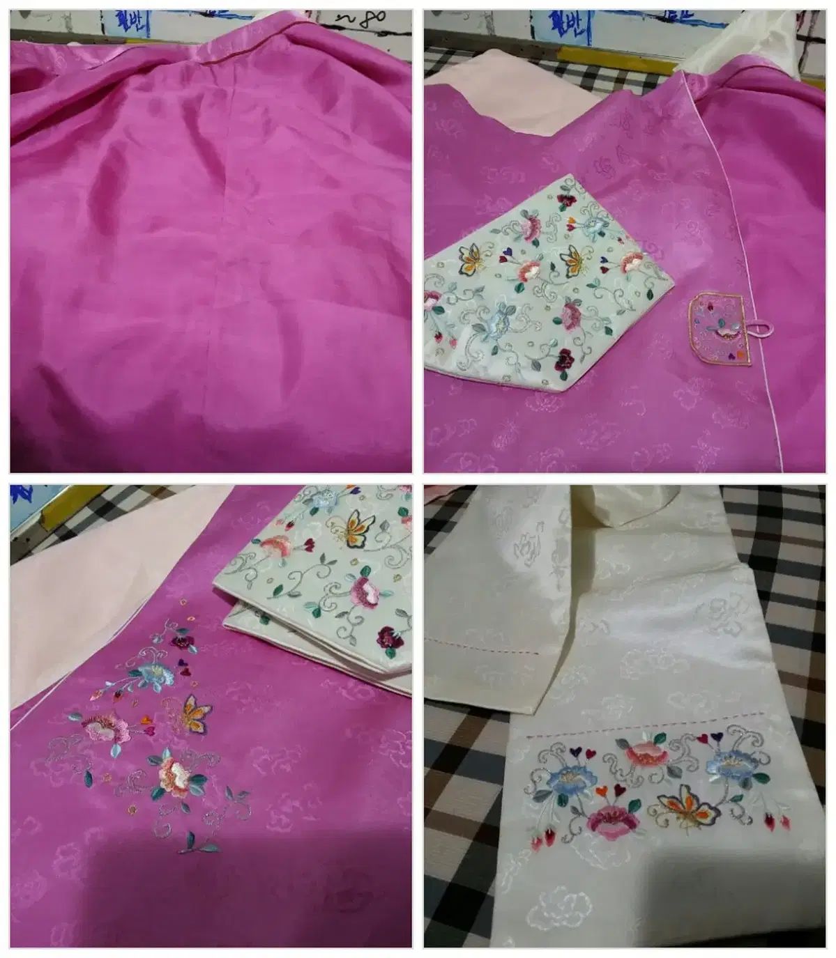 スカーフセット 刺繍装飾