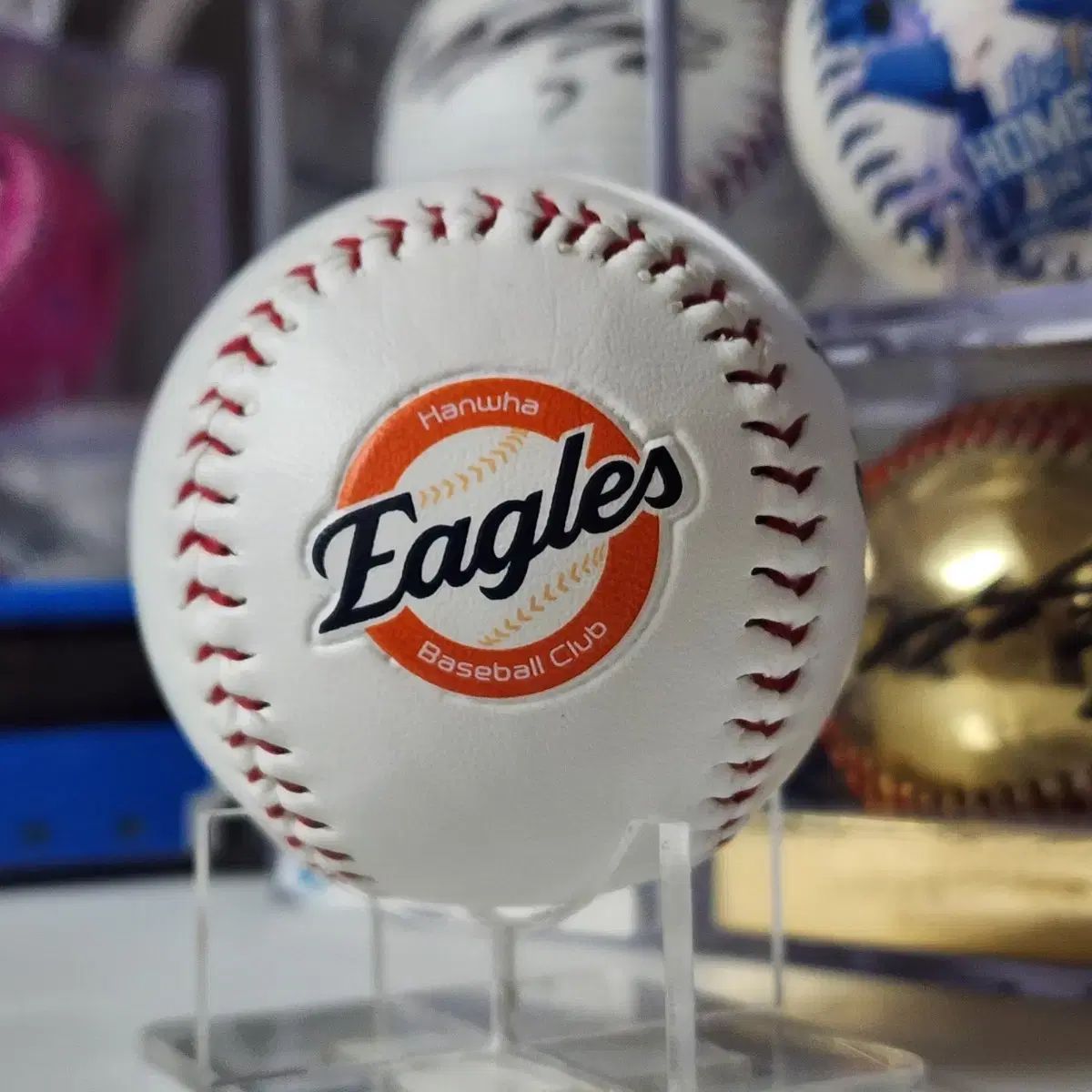 Hanwhae Eagles(ハンファ・イーグルス) ライオン・ワイス ロゴボール サイン入りボール サインボール 楽天イーグルス RAKUTEN, image size:1200x1200