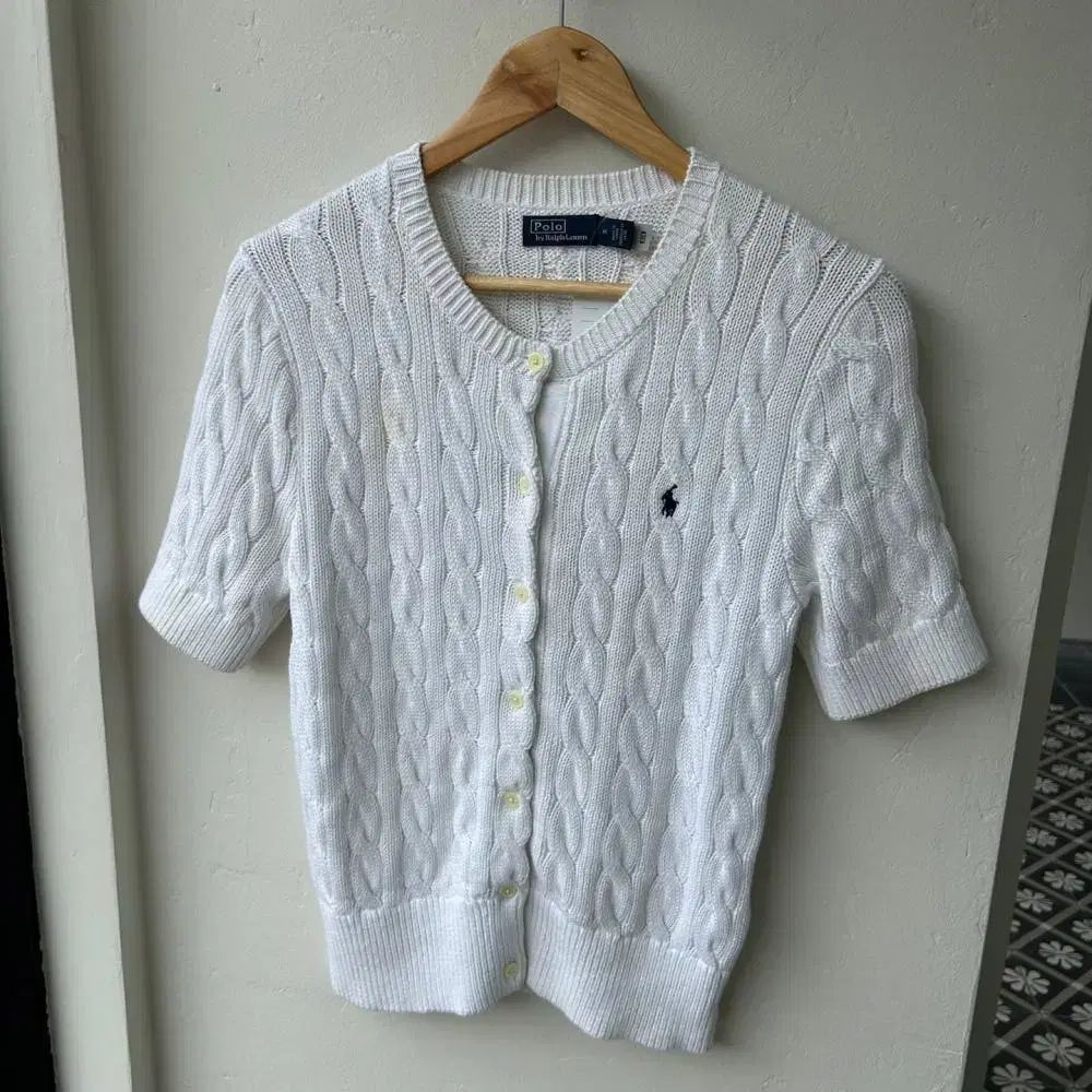  店 ポロ ラルフローレン ケーブル編み 半袖 ニット カーディガン S 長袖 カーディガン ボレロ アンサンブル
