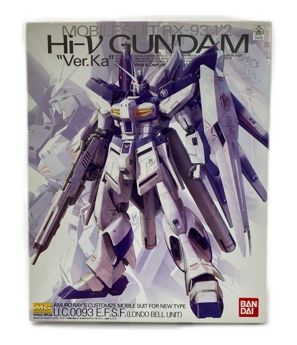 バンダイ 機動戦士Vガンダム MG 1 100 Ｈｉ-νガンダム Ver.Ka プラモデル