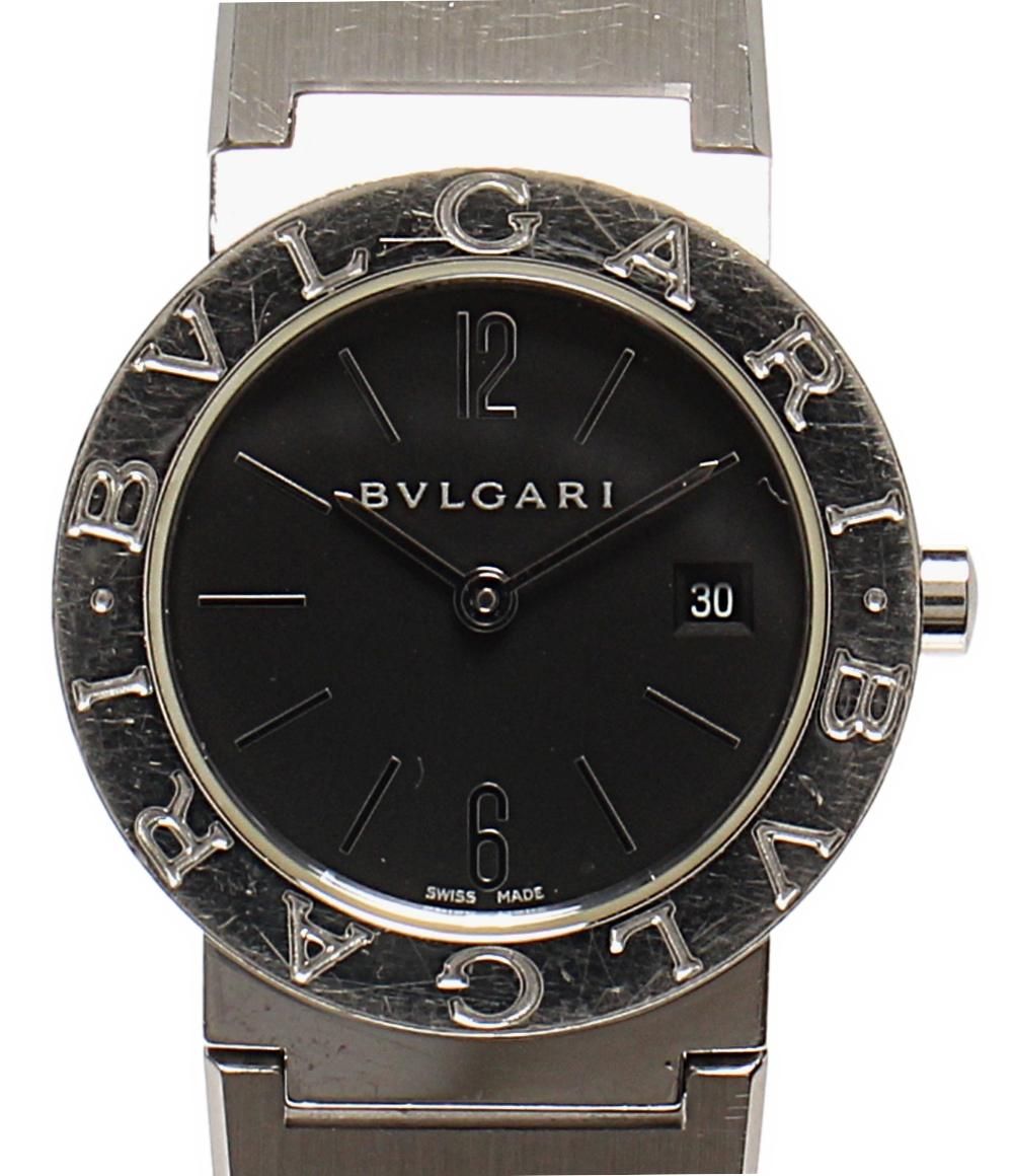 ブルガリブルガリ ブルガリ 腕時計 BB26SS クオーツ ブラック レディース BVLGARI