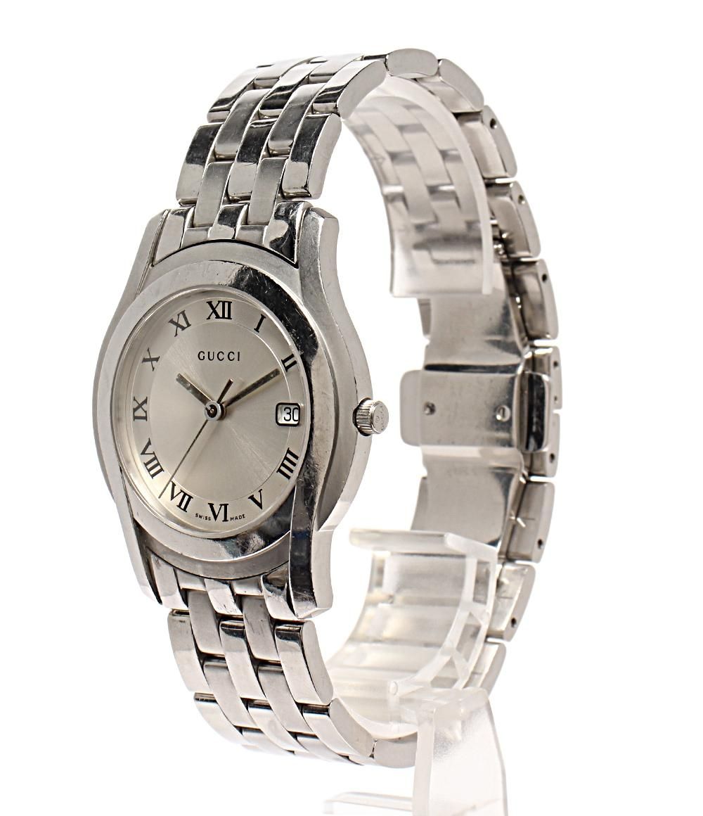 Gクラス グッチ 腕時計 5500 M クオーツ シルバー メンズ GUCCI