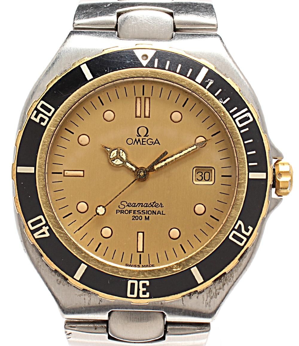 シーマスター SEAMASTER オメガ 腕時計 クオーツ ゴールド メンズ OMEGA