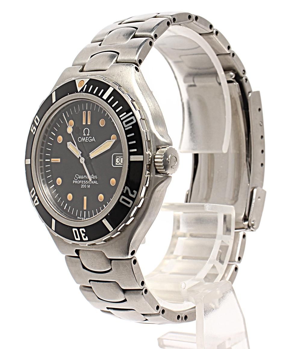 シーマスター SEAMASTER オメガ 腕時計 クオーツ ブラック メンズ OMEGA