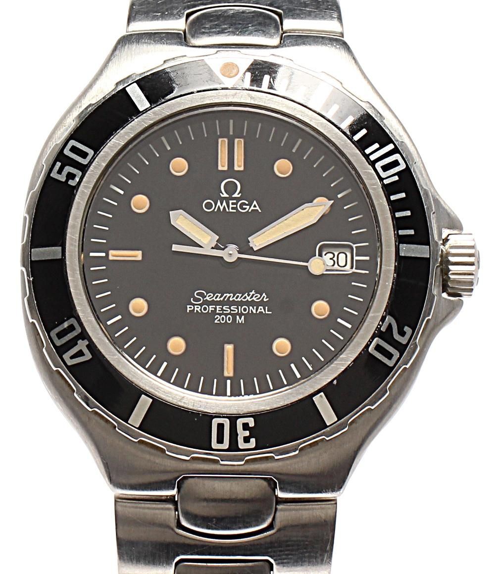 シーマスター SEAMASTER オメガ 腕時計 クオーツ ブラック メンズ OMEGA