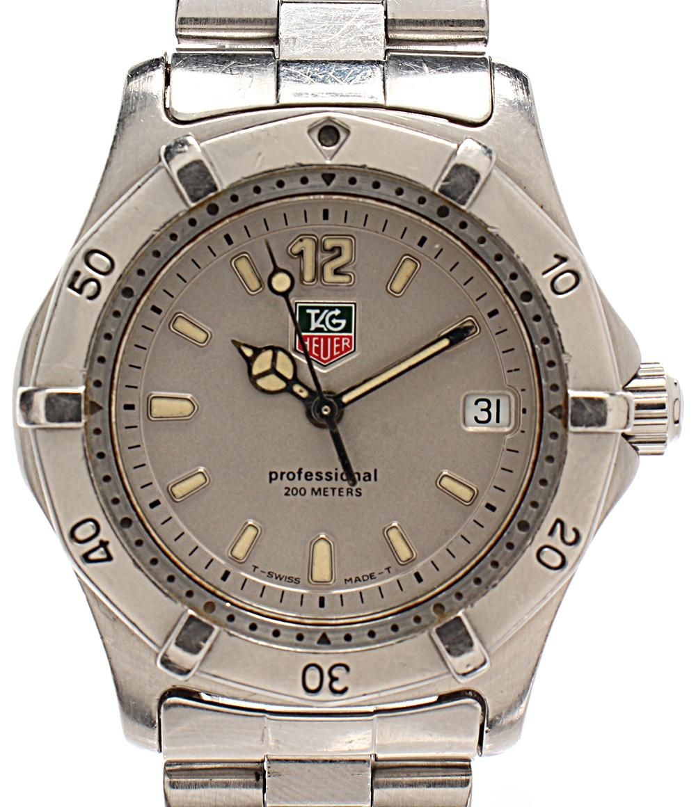 プロフェッショナル タグホイヤー 腕時計 WK1212 クオーツ シルバー メンズ TAG HEUER