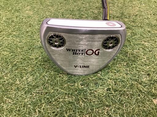 【未使用】オデッセイ⭐ WHITE HOT OG V-LINE 33インチ オデッセイ（車） オデッセイ ホワイト ホット オージー パター V-LINE