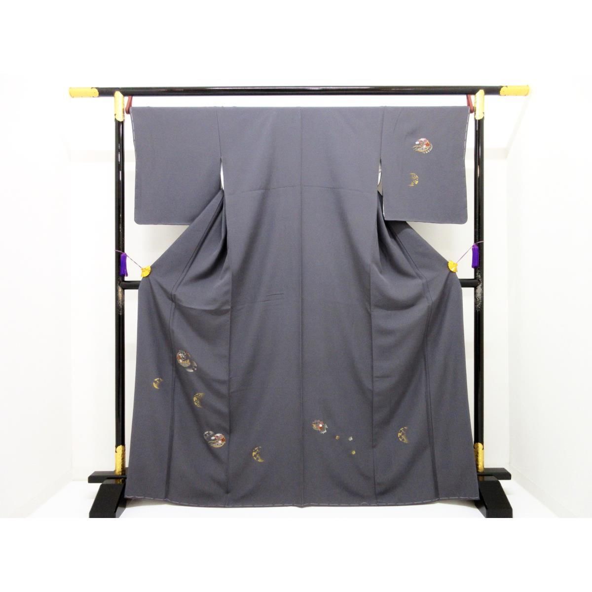 訪問着 金彩加工 刺繍入り