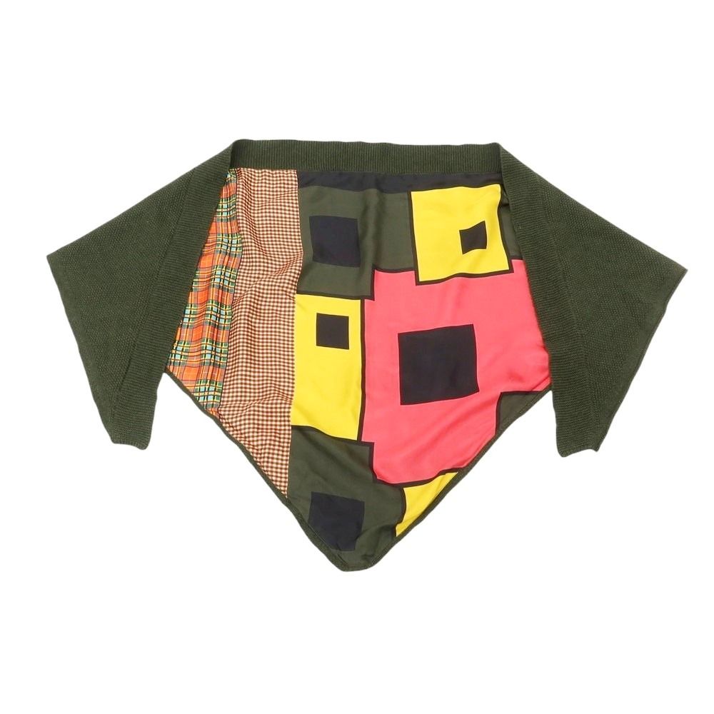 美品 ピエールルイマシア 大判ストール シルク100% カシミヤ混 マルチカラー Pierre-Louis Mascia(ピエール・ルイ・マシア)のシルクストール