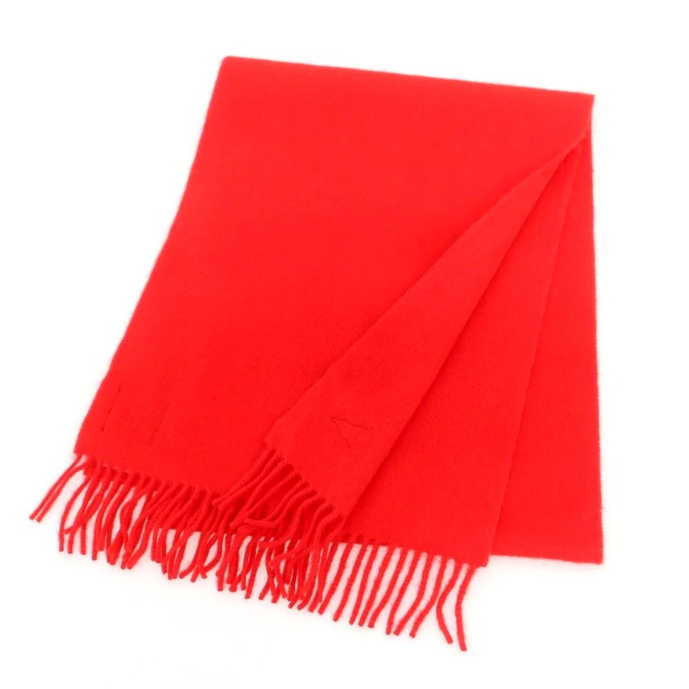 ドレイクス DRAKES ウールアンゴラ マフラー レッド メンズ