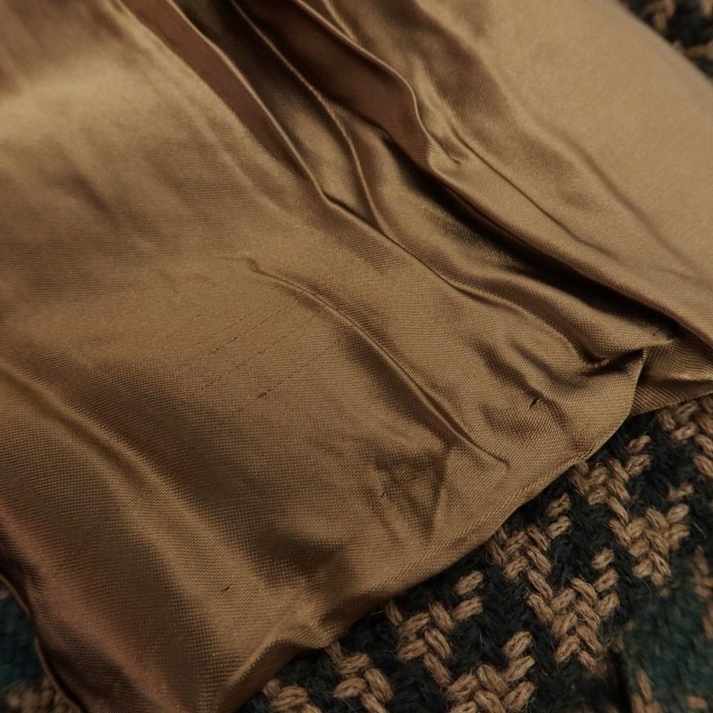 アウトレット スティレ ラティーノ STILE LATINO CUBRANDO チェック トレンチコート ブラウンxブラック サイズ52 メンズ KANDAIZUMI_COM