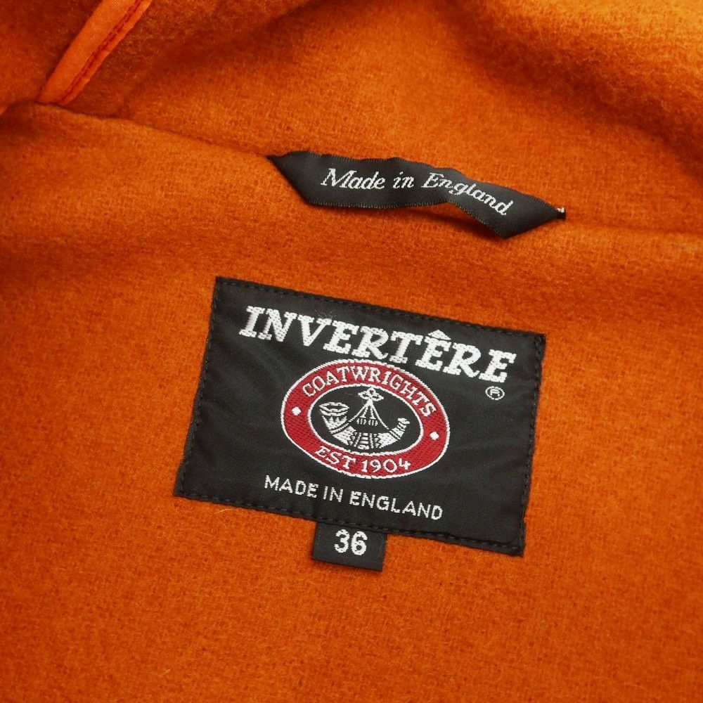 ダッフルコート ダークオレンジ