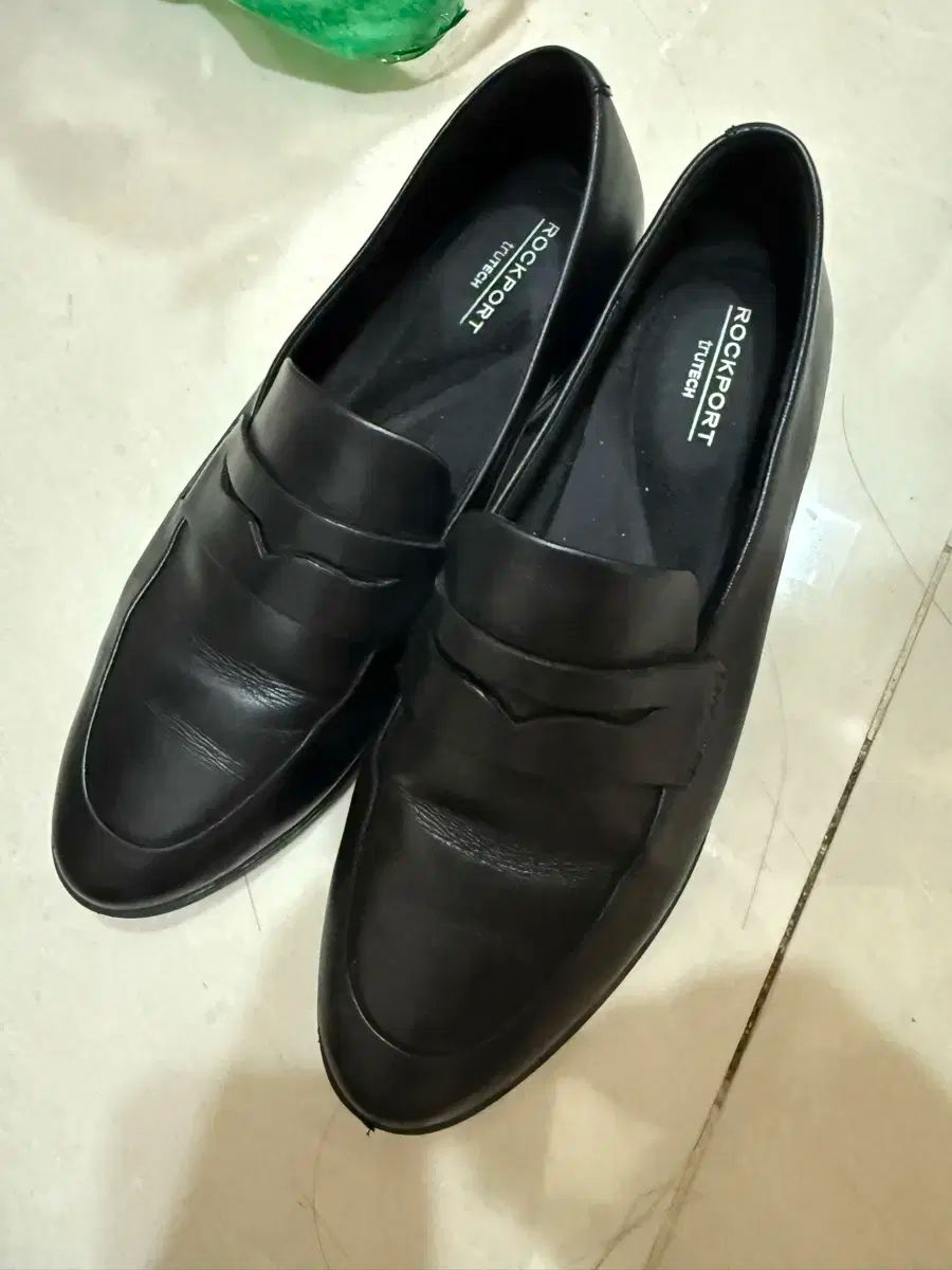 ロックポート ブラック ローファー ファーセチュア