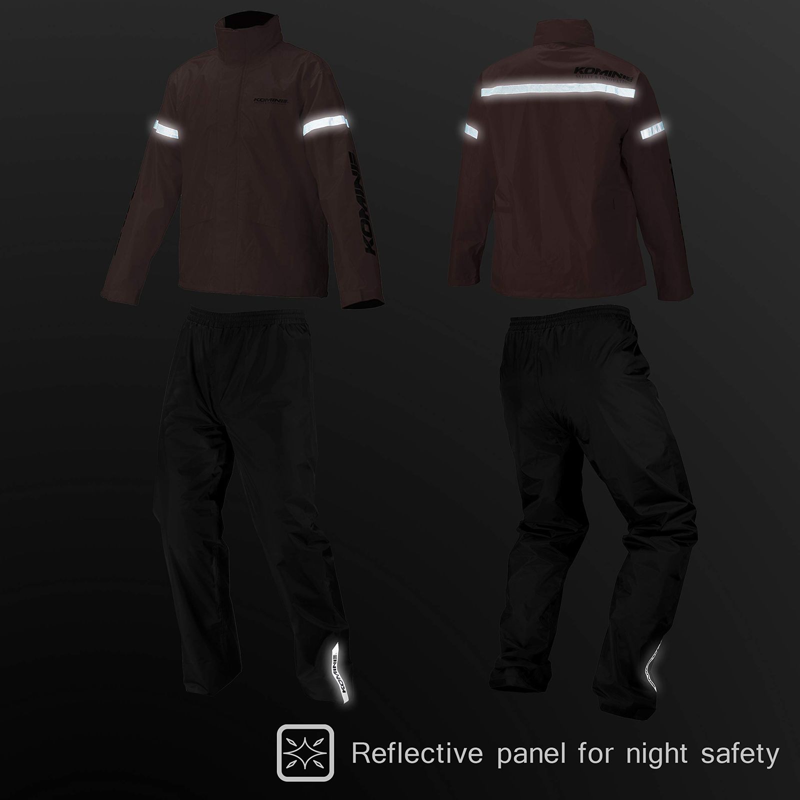  KOMINE バイク用 レインウエア STDレインウェア RK-543 896 雨具 カッパ 03-543 メンズ Blue XL その他 文房具 事務用品