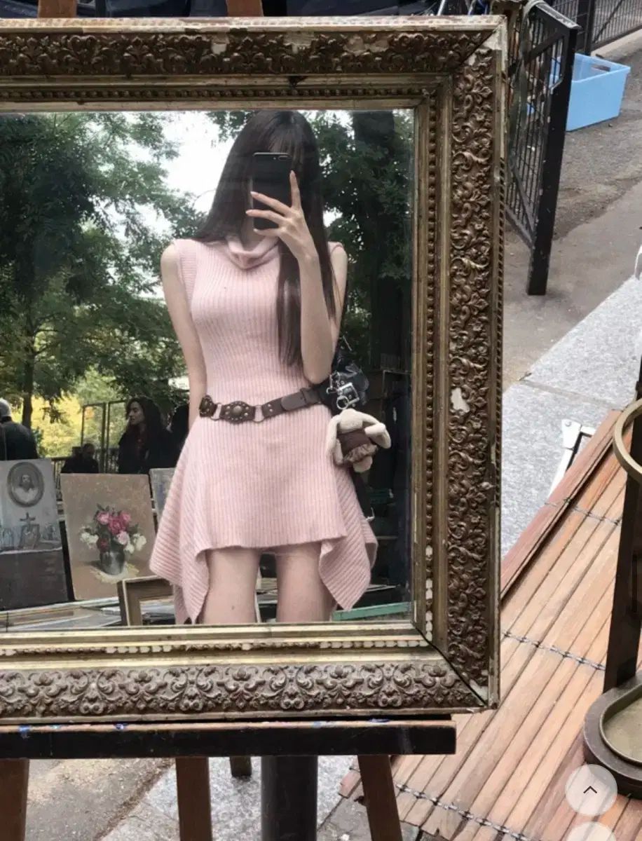  ラベルルブラン オート ニット セットアップ ソフトピンク 長袖 ニット セーター