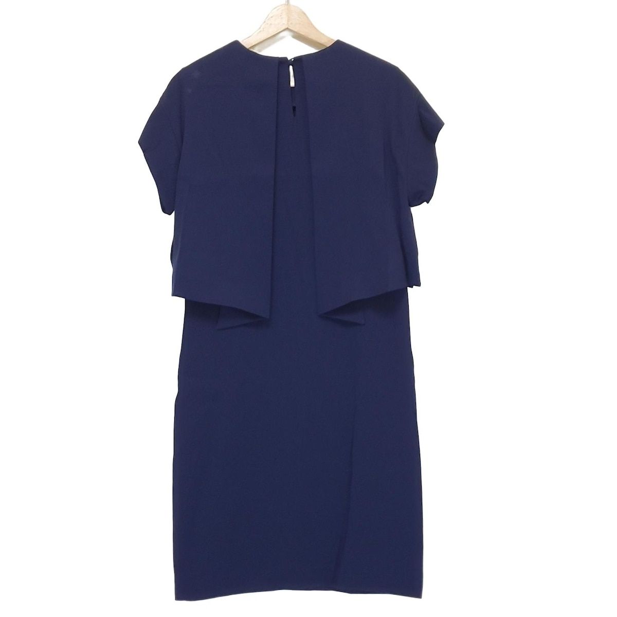 ADORE アドーア ワンピース サイズ38 M レディース - ネイビー 半袖 ひざ丈