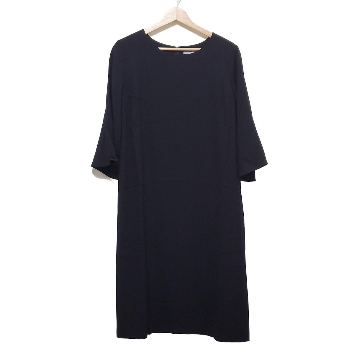 theory luxe セオリーリュクス ワンピース サイズ42 L レディース - 黒 長袖 ひざ丈