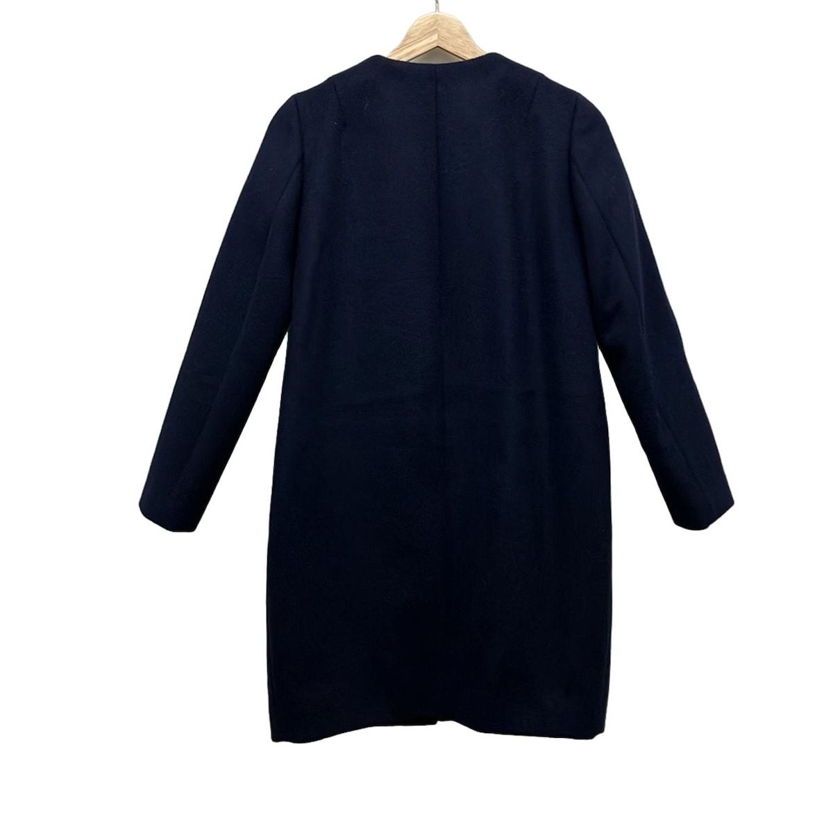 DEUXIEME CLASSE ドゥーズィエム コート サイズ36 S レディース - ネイビー 長袖 冬