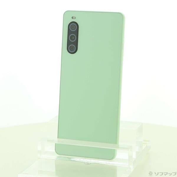 スマートフォン・携帯電話 〔品〕 Xperia 10 V 128GB セージグリーン