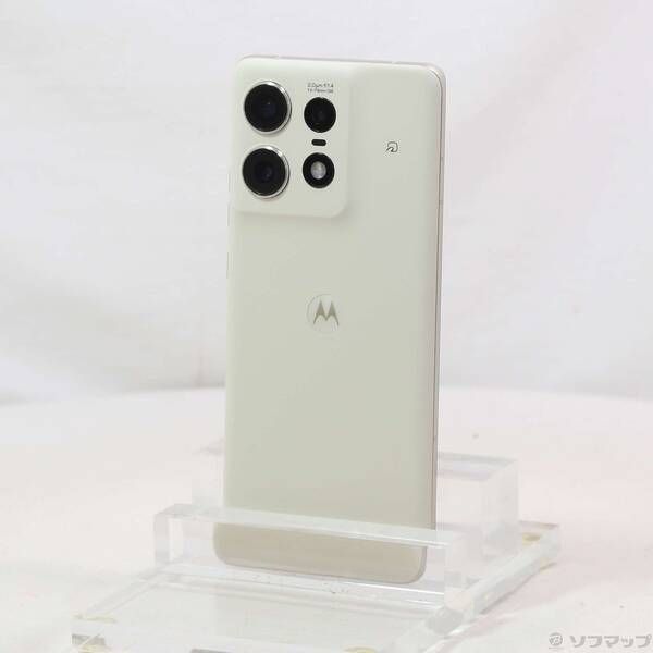 中古品〕 motorola edge 50s pro 256GB バニラクリーム MOSAH3