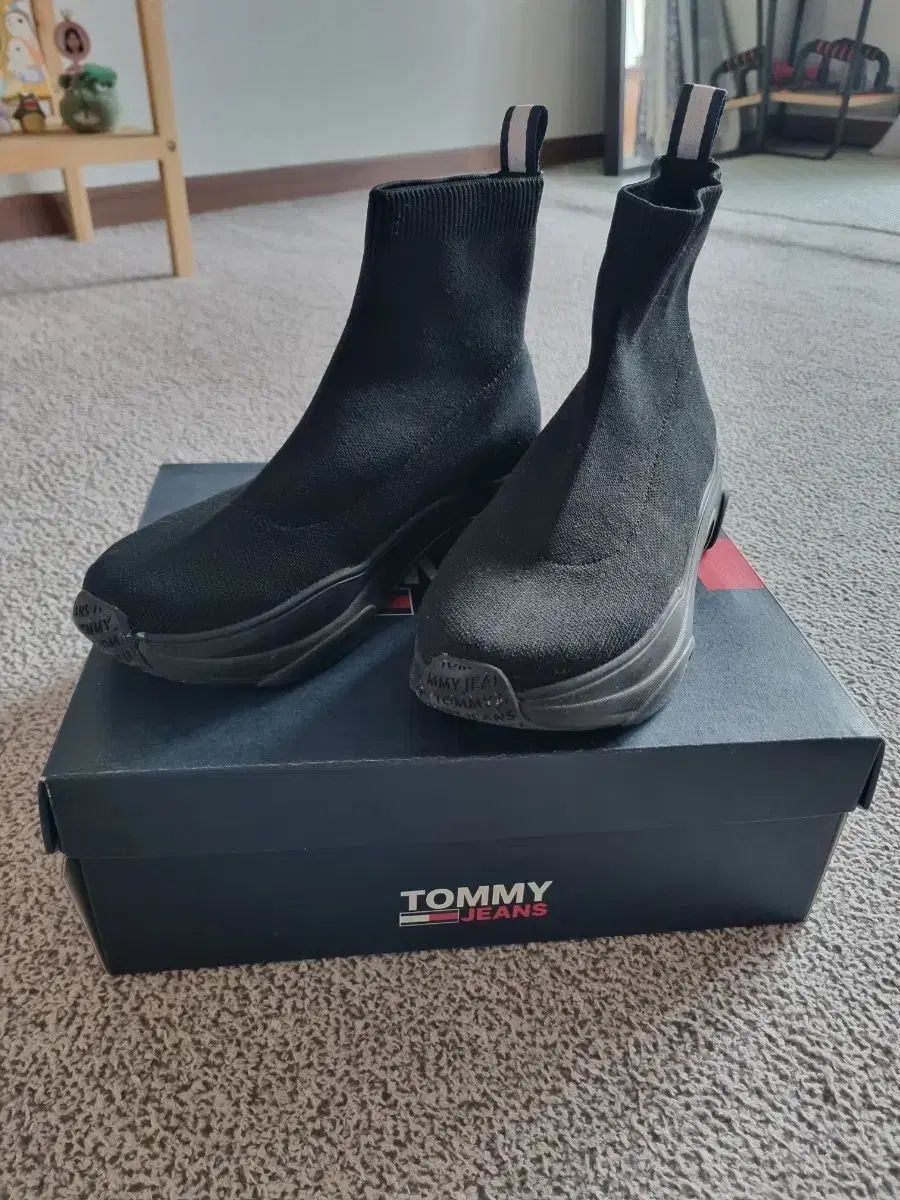 トミー ジーンズ ニットブーツ ソックスブーツ