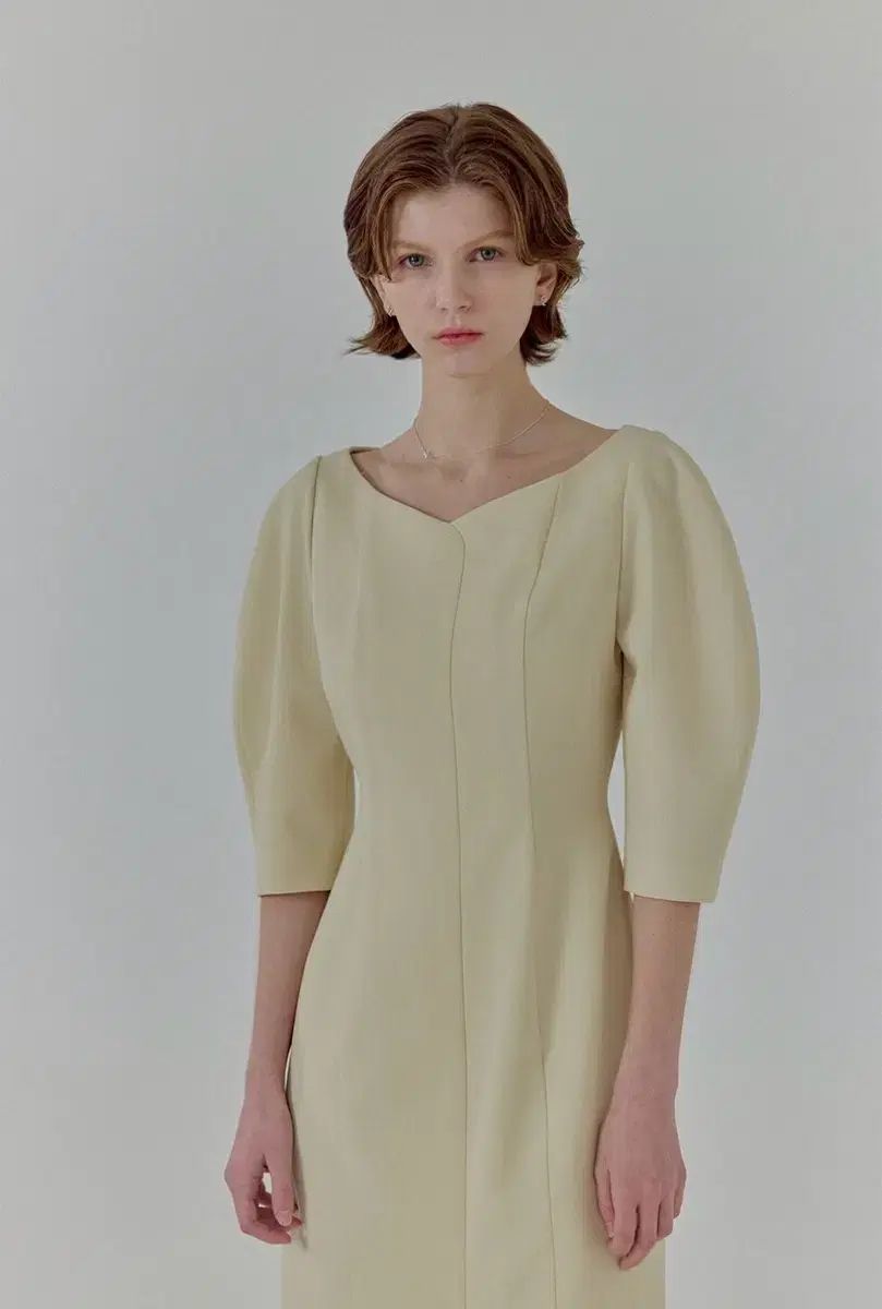 フローム ベロニカ ドレス yellow Mサイズ