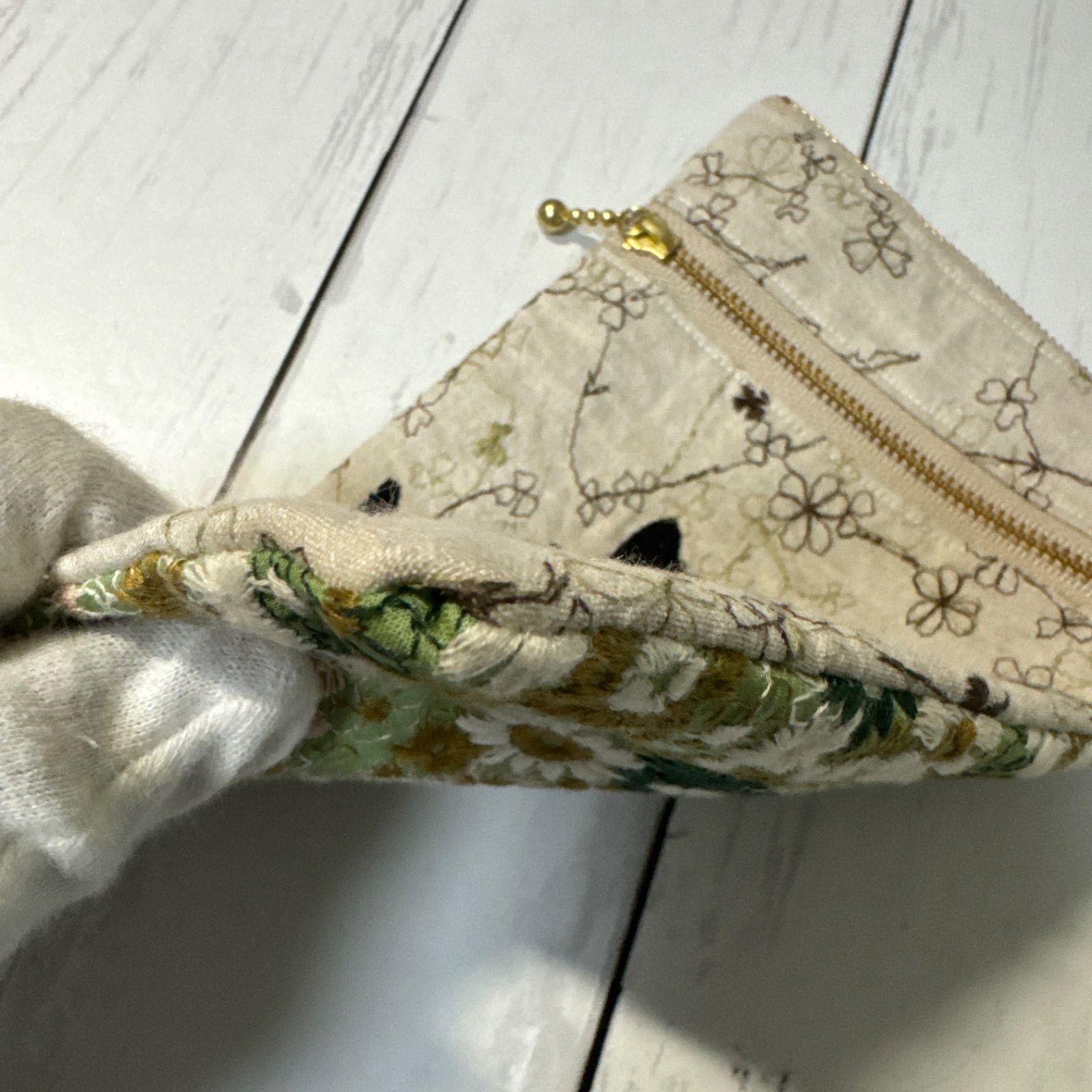 ミナペルホネン＆PJC クロッチくん ハンドメイド 縦長 ポーチ - メルカリ