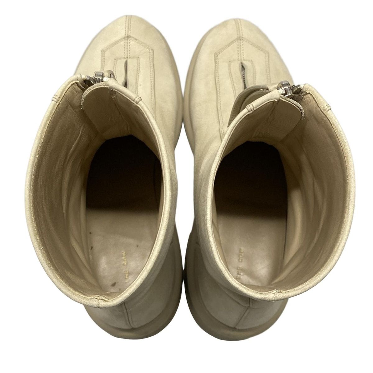 フロントジップ クレープソール