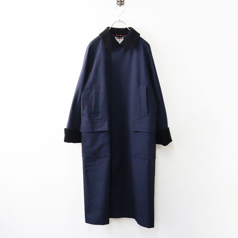 マッキントッシュフィロソフィー MACKINTOSH PHILOSOPHY SOMERFORD LONG コート 2 ネイビー 比翼 2400014664539