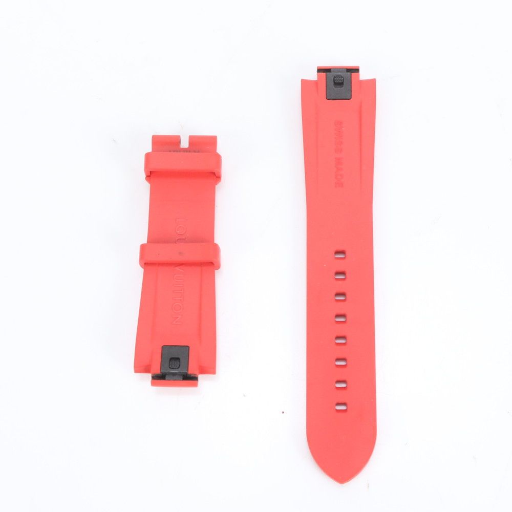 ルイヴィトン タンブール モノグラム ラバー ストラップ 替えベルト R 15101 腕時計 ウォッチ メンズ EUE CX 36 3