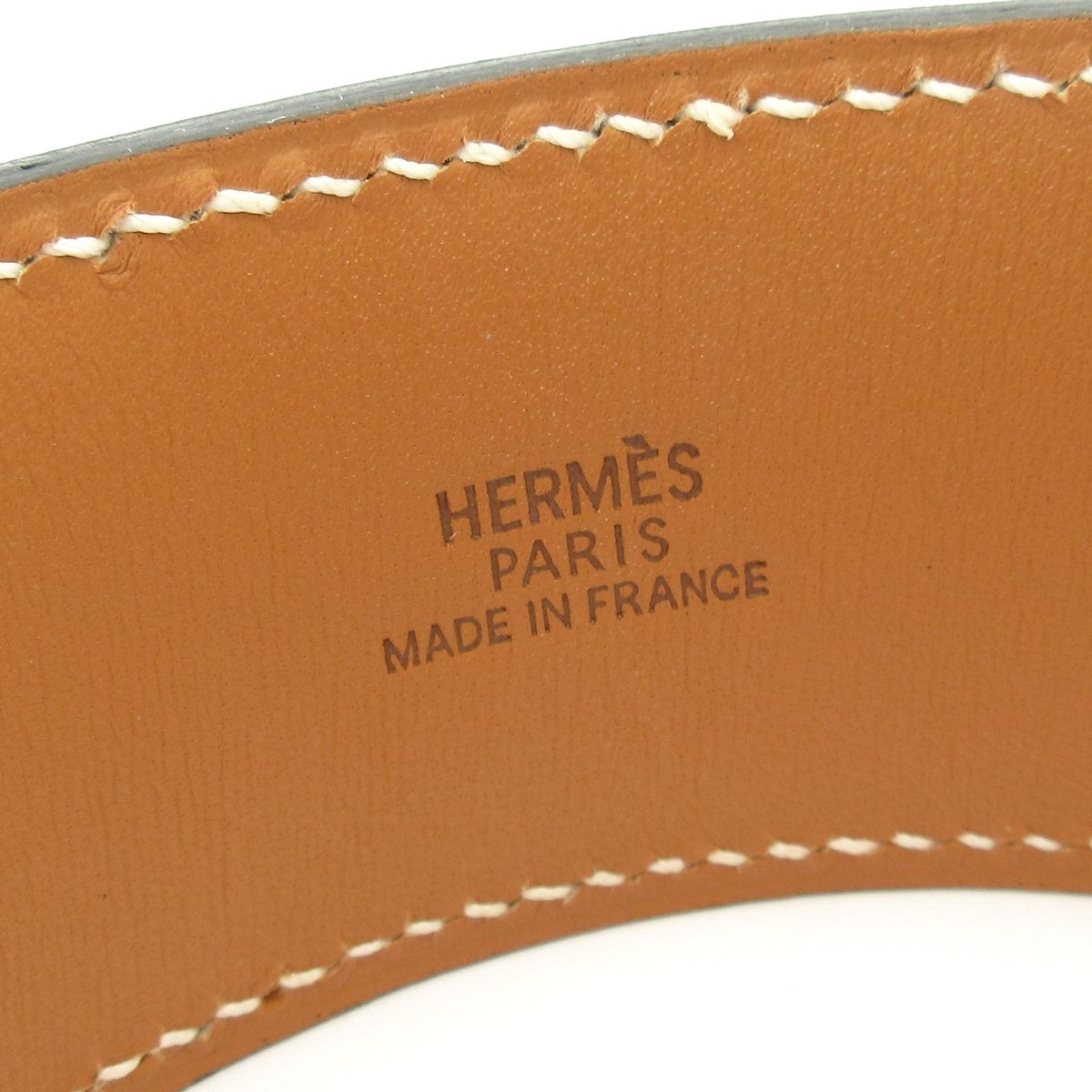  HERMES エルメス バングル プールトゥール レザー ボルドー バングル リストバンド アクセサリー
