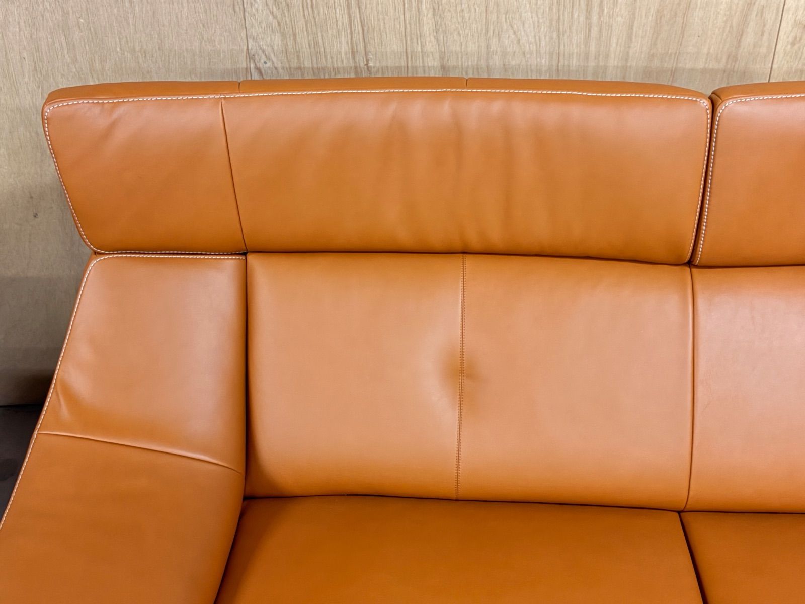 GL106 山口県下松市より 超 2人掛ロング 本革ソファ カリモク karimoku ZU46シリーズ 幅189㎝ ZU4622E328 NEXPOTALLINN_EU