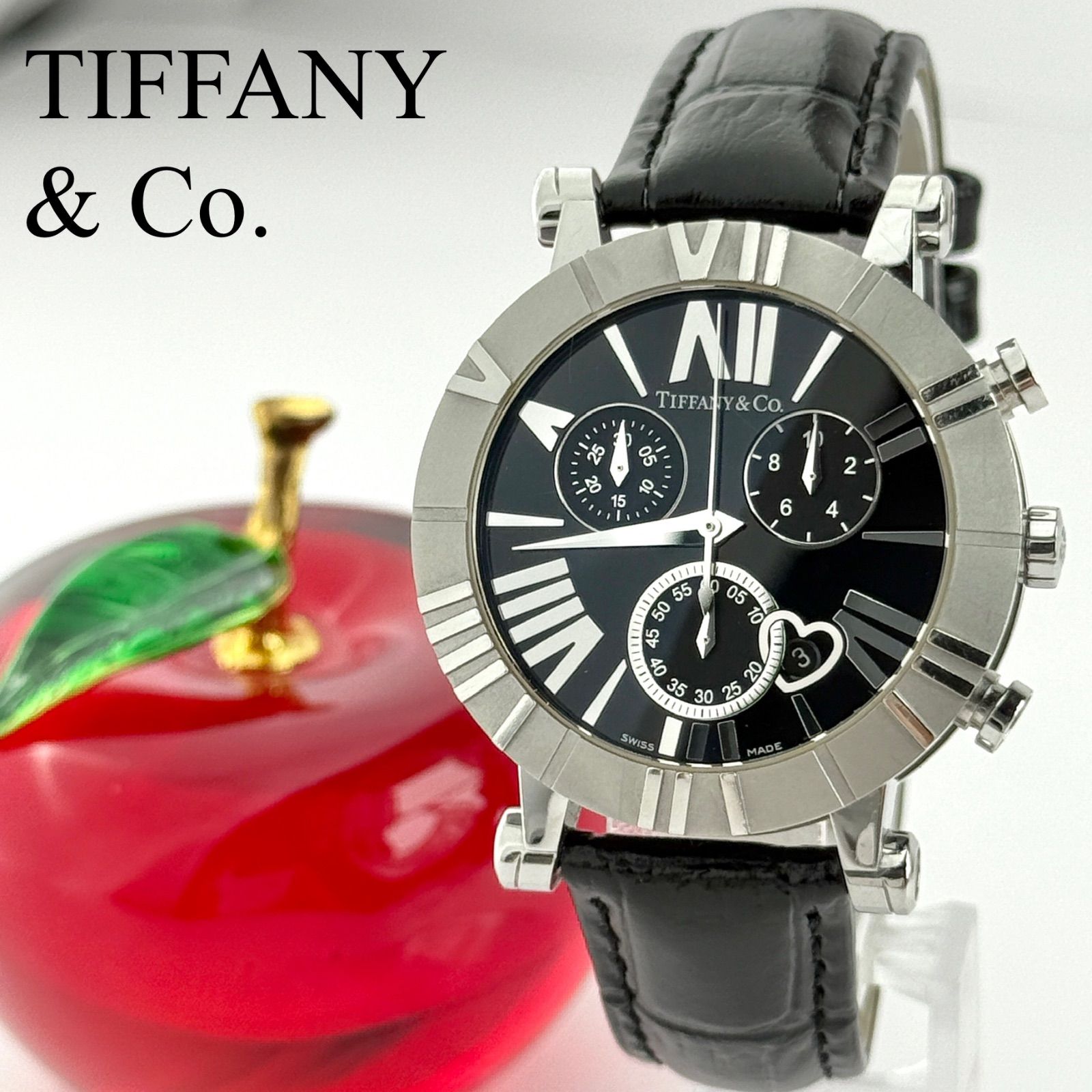 ティファニー アトラス Z1301 証明書 男女兼用 ベルト 電池689