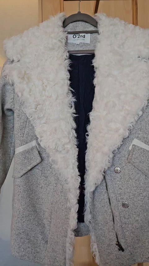 O 2nd オッズセカンド ハーフ シープスキン Kara カラ ファー コート
