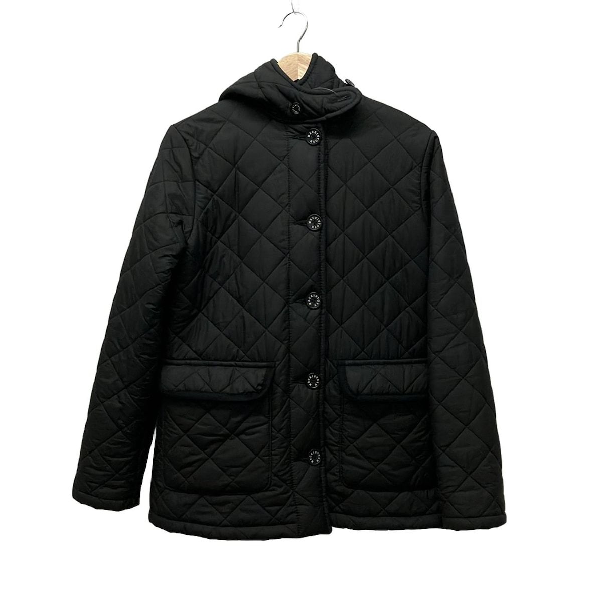 MACKINTOSH PHILOSOPHY マッキントッシュフィロソフィー コート サイズ38 L レディース - 黒 長袖 中綿 キルティング 秋 冬