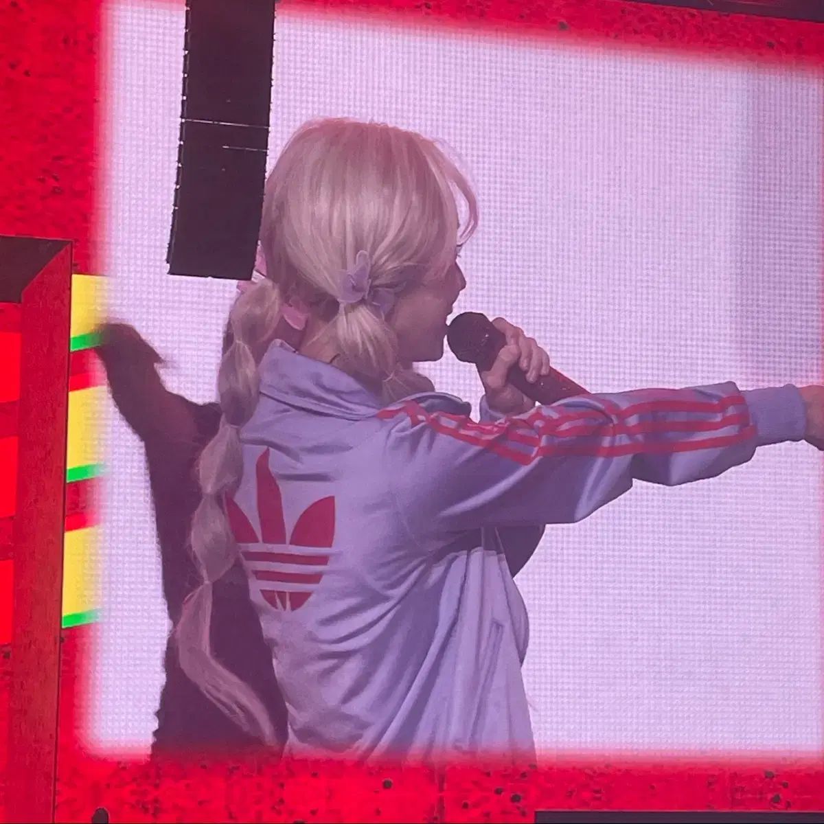 aespa エスパ ウィンター 旧モデル ファイヤーバード ラベンダー adidas アディダス ジャージ ヴィンテージ